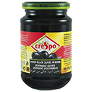 【FOOD de WINE】クレスポ ブラック種抜き 160g / ウィングエース(CRESPO PITTED BLACK OLIVE)